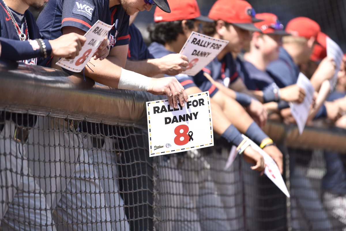 ZagBaseball's tweet photo. #RallyForDanny https://t.co/c2jqkRdl9c