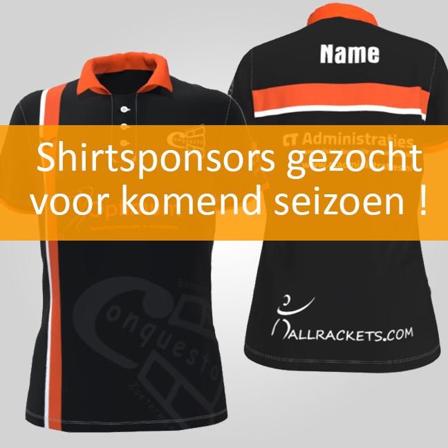 BVConquesto's tweet photo. Voor het komende seizoen is Conquesto op zoek naar nieuwe shirtsponsoren. Ben jij of ken jij iemand die met zijn of haar bedrijf wil pronken op de sportshirts van alle competitie spelende en veel recreatief speldende leden? Neem dan snel contact op voor de mogelijkheden. https://t.co/cgL8bH26lr
