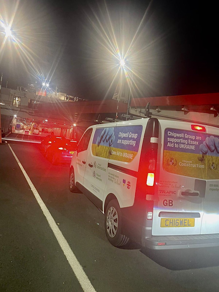 Chigwell Group (@chigwellgroup) on Twitter photo ‘Essex Aid To Ukraine’. UPDATE. Jeremy and Mark and the <a href="/ChigwellGroup/">Chigwell Group</a> van boarding the ferry back to the #UK after their epic journey to #Poland delivering #aid to #UkrainianRefugees ‘Essex Aid To Ukraine’. UPDATE. Jeremy and Mark and the <a href="/ChigwellGroup/">Chigwell Group</a> van boarding the ferry back to the #UK after their epic journey to #Poland delivering #aid to #UkrainianRefugees