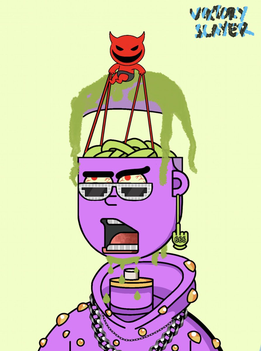 ViktorTangre's tweet photo. Im not one of these animator people (I wish though), but I made my version of a @ThePossessedNFT I was inspired from the community, and I really wanted to make this right away. Hope you like it🧪🦠🧪 #pssssdfanart @whatthefurr @tmw_buidls https://t.co/CHQDYbVxl3