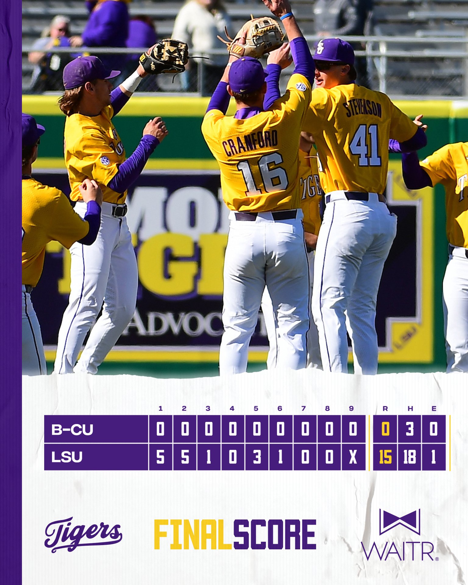 LSU Baseball on Twitter "W…