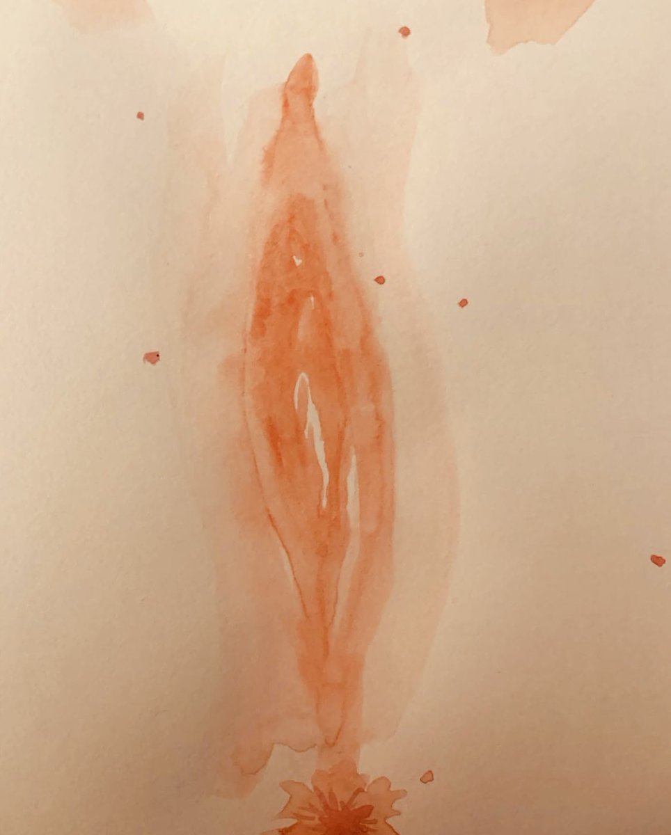 realholdincauf's tweet photo. Sunday morning pleasure. #yesplease #vagina #beautiful #art #artwork #cryptartist #physicalmeetsdigital #watercolor #watercolorpainting https://t.co/JmmjHx8eX7