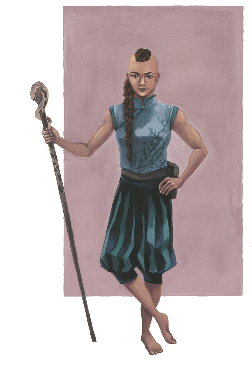 phr_01's tweet photo. Commission work for @TheSpellPunk of their halfling monk
#dndart #dungeonsanddragons https://t.co/7PJ1Kz52hD