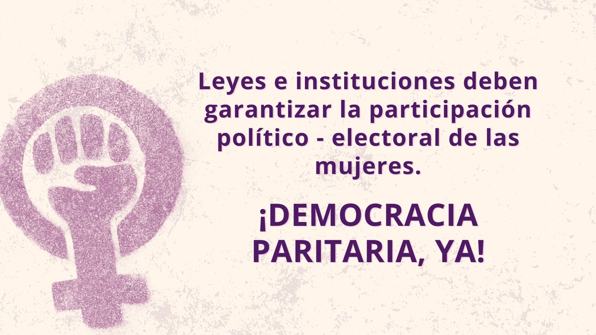 La decisión de “respetar el género” para favorecer a un varón es un despropósito jurídico contra el principio de paridad y los derechos políticos de las mujeres: defensoras de #DDHH oaxaqueñas al <a href="/TEPJF_informa/">TEPJF</a>

#Oaxaca #ParidadYa #MujeresAlPoder
<a href="/SCJN/">Suprema Corte</a> <a href="/ReyesRdzM/">Reyes Rodríguez Mondragón</a> <a href="/FFuentesBarrera/">Felipe Fuentes Barrera</a>