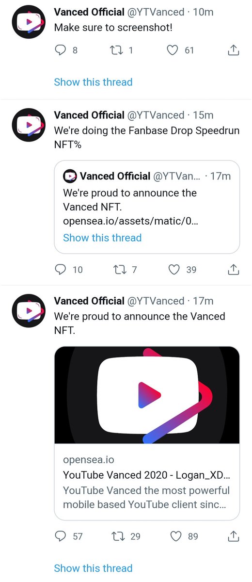 aseldesu's tweet photo. @YTVanced "it was due to legal reasons out of our control" bruh everything was fine until you tried directly profiting off it wtf were you thinking 😭 https://t.co/v0rP4eH8Nn