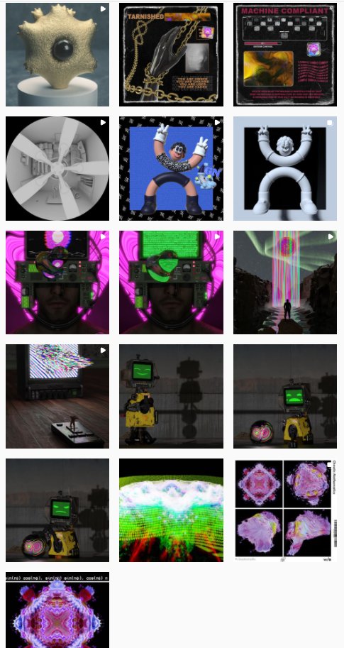 Just got posted some of my recent stuff on Instagram

I'll be uploading WIPs, NFTs, and side projects/tests over there so you can keep up with what I'm doing
instagram.com/chaoticmathema…