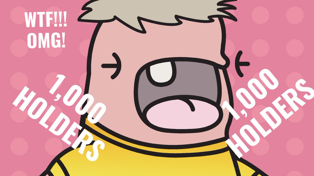 GlitchyChicken_'s tweet photo. 1000 HOLDERS

THANK YOU SO MUCH https://t.co/kzz7aNFvjF