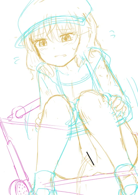 ボートの上でオシッコしたくなっちゃったkoiちゃん 