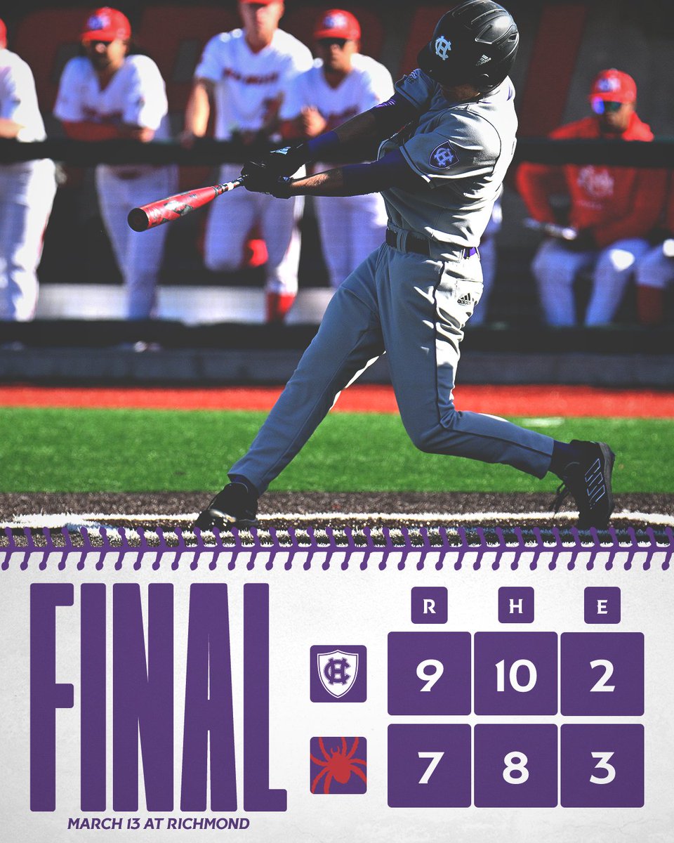Headed back to Massachusetts with a W! 

<a href="/CooneyConnor/">Connor Cooney</a> with a four-RBI day, and <a href="/nickescoto/">nick</a> and <a href="/RemleyMatt/">Matt Remley</a> shut out the Spiders over the final four innings. 

#GoCrossGo