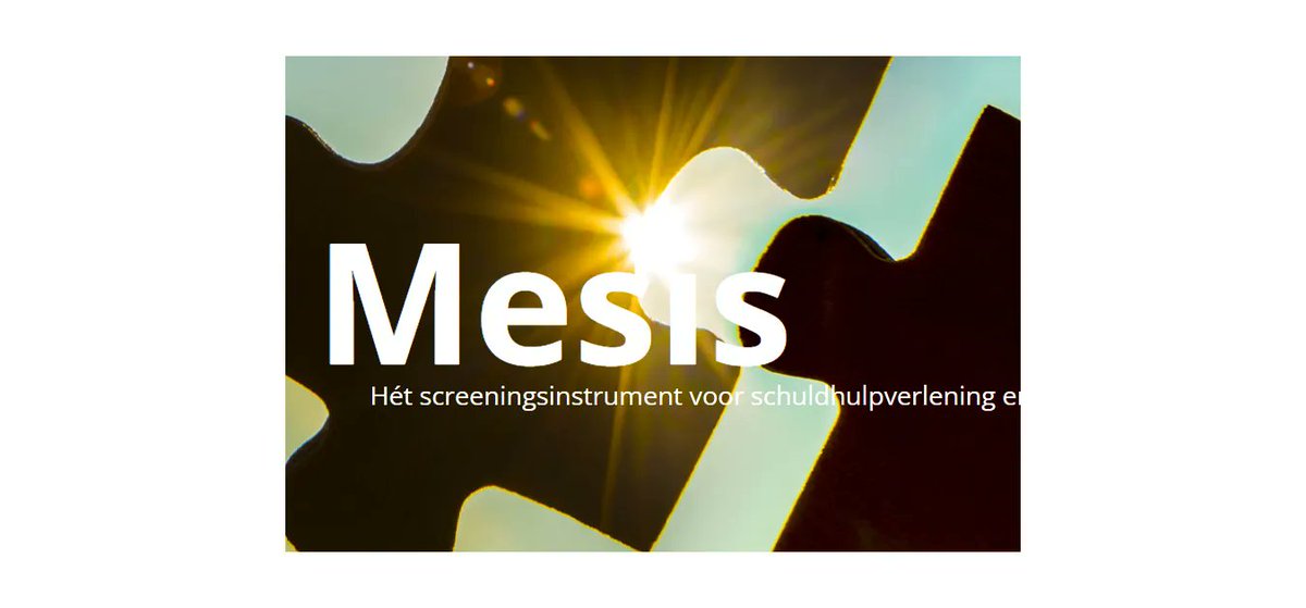 stichtinglsta's tweet photo. Mesis is een screeningsinstrument voor schuldhulpverlening is ontwikkeld en is nu vernieuwd. Benieuwd welke veranderingen zijn doorgevoerd? Informatie en uitleg van Nadja Jungmann hierover vind je op onze website: https://t.co/eFIflfSy5C https://t.co/stfVIrSIBl