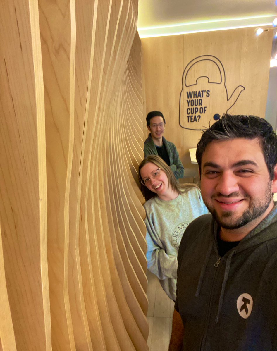 Talks + Tea on a snowy Sunday 
#sundayvibes #bubbletea