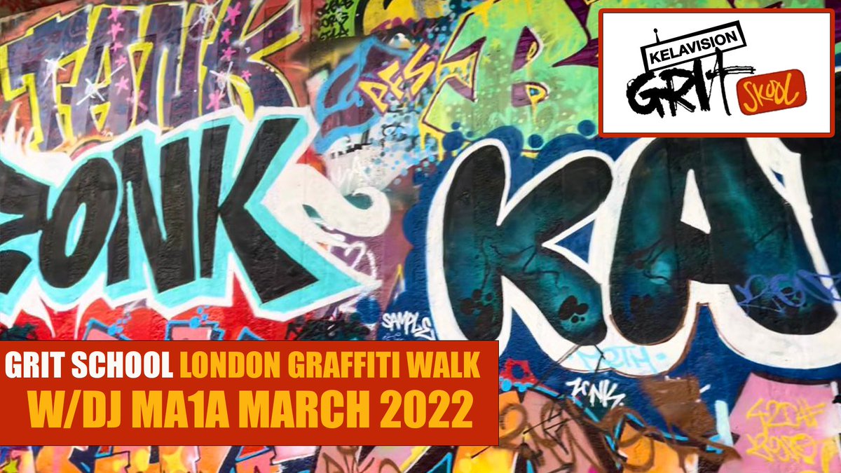 DJ MA1A’s DARK RAP KELAVISION MIX is the soundtrack to this GRIT SCHOOL #graffiti walk 

Watch it here: youtu.be/yuttJzPUB8U
