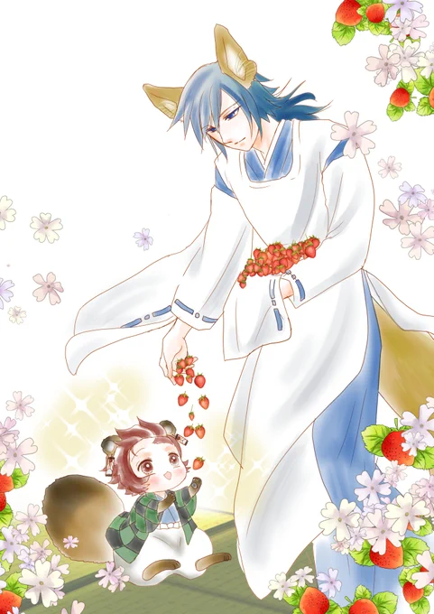 ハッピーホワイトデー💕

ちこれいとのお返しに義勇さんが朝摘みのいちごをいっぱいとってきてくれました🍓🍓🍓 