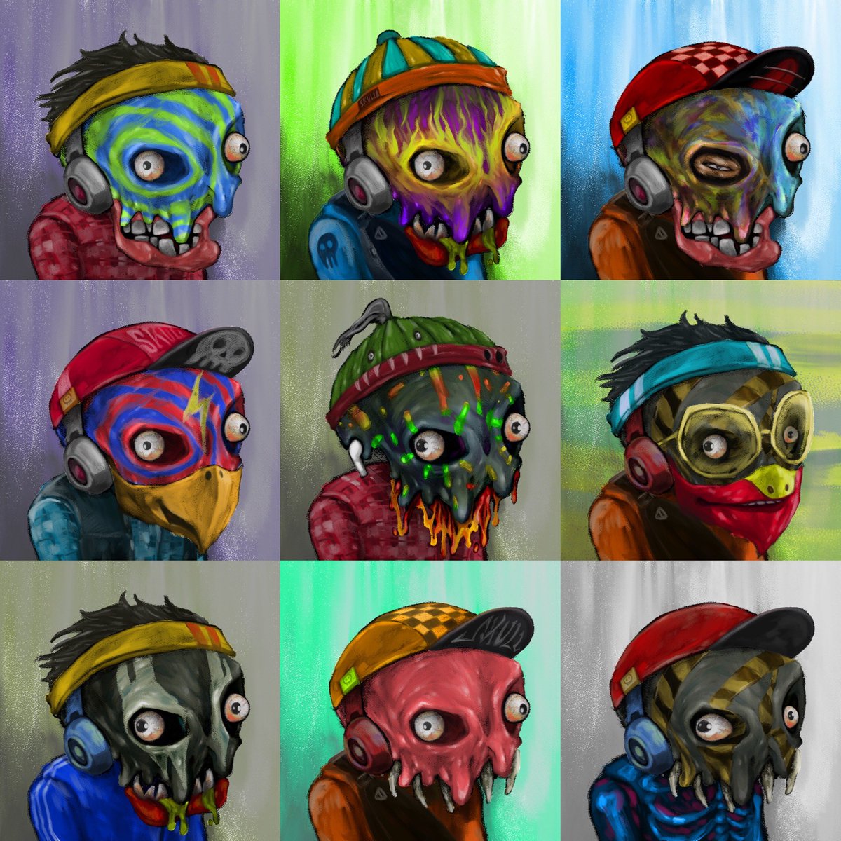 Messyfacey's tweet photo. #SneakPeek #Theskullboys #nfts #NFTCommmunity #nftcollectors https://t.co/eecMb6cEDF