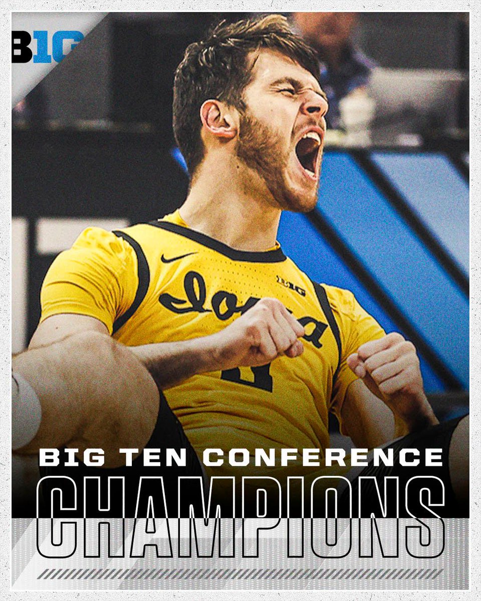 espn's tweet photo. .@IowaHoops Hawkeyes are Big Ten tournament champions 🏆 https://t.co/ZWGeK0Glsg