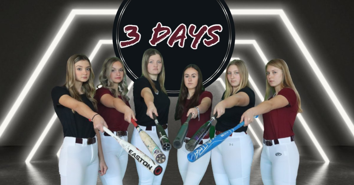 3 Days Till Gameday...
#MusketeerSoftball
#Redbud132