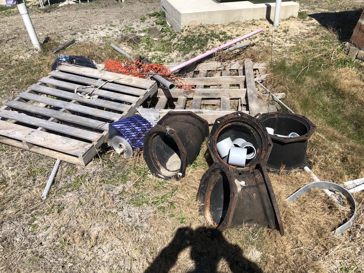 dheardnole's tweet photo. Warning to those considering buying a home in ⁦@SunfieldTX⁩ - Developer leaves debris everywhere - not for weeks; for years. Pictured debris has been left for >2 years along green space sidewalks. ⁦⁦@hayscountygov⁩ https://t.co/0voOak5vYi