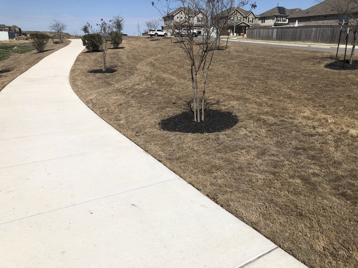 Warning to those considering buying a home in ⁦<a href="/SunfieldTX/">Sunfield TX</a>⁩ - Developer leaves debris everywhere - not for weeks; for years. Pictured debris has been left for >2 years along green space sidewalks. ⁦⁦<a href="/hayscountygov/">Hays County Texas</a>⁩