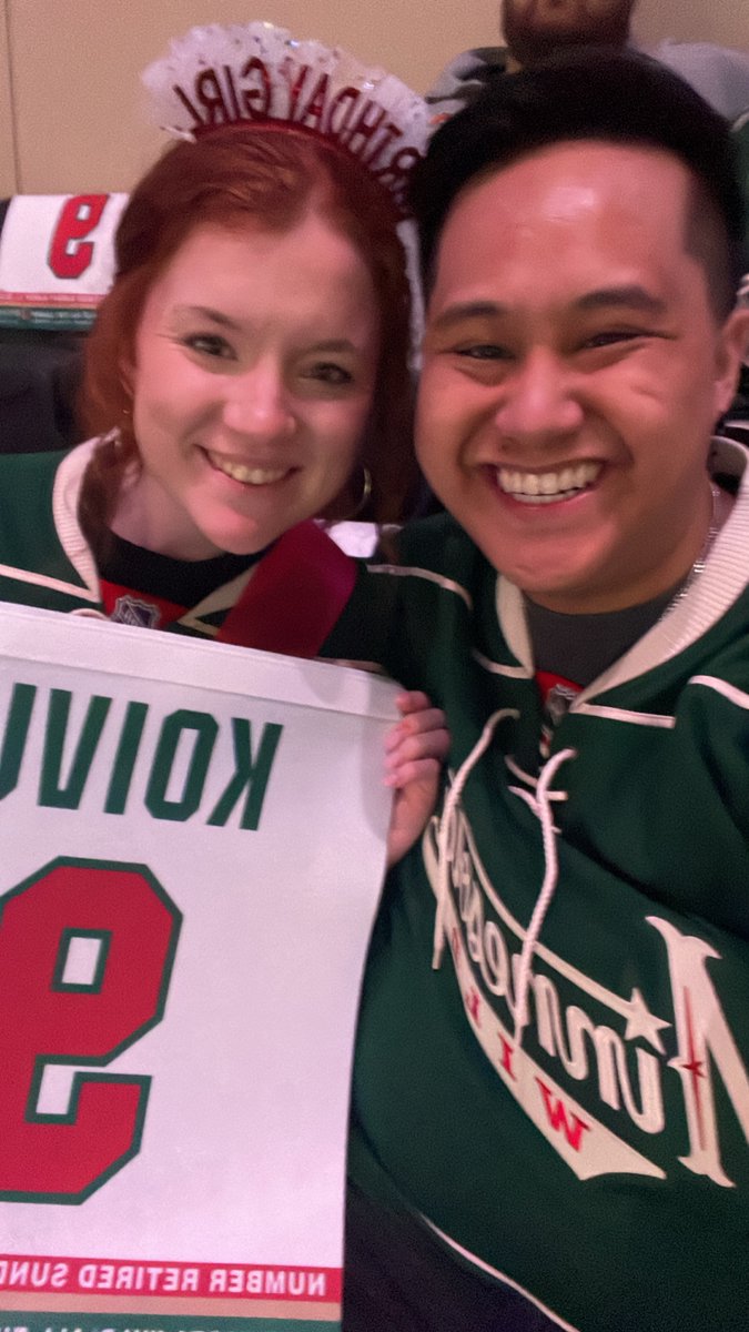 Peejay_Suaco's tweet photo. Best way to spend her birthday! #9ForAllTime #MNWild #9 https://t.co/7SZKoOE53x