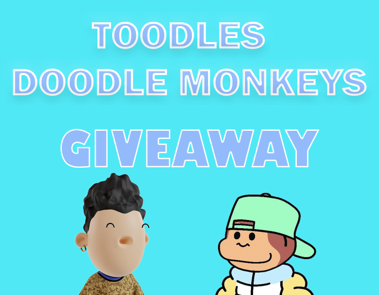 TerraToodles's tweet photo. Collaboration with @Luna_Monkeys 

🎁TOODLES: 1 NFT
🎁DOODLE MONKEYS: 5 WL SPOT
✅To participate:

1️⃣Follow @TerraToodles
  and @Luna_Monkeys 
 
2️⃣RT, like and tag two friends

Until 20/03/2022 https://t.co/Fhz1FK8JOF