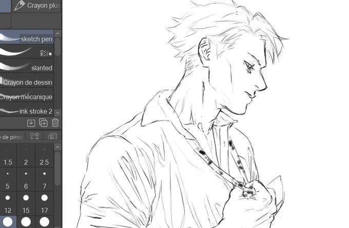 thinking about nanami untying his tie 