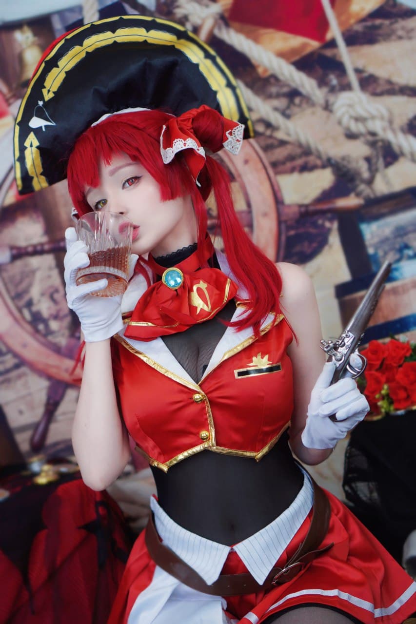 Hidori Rose En Cosplay De Houshou Marine+video Desnuda Pack XXX ...