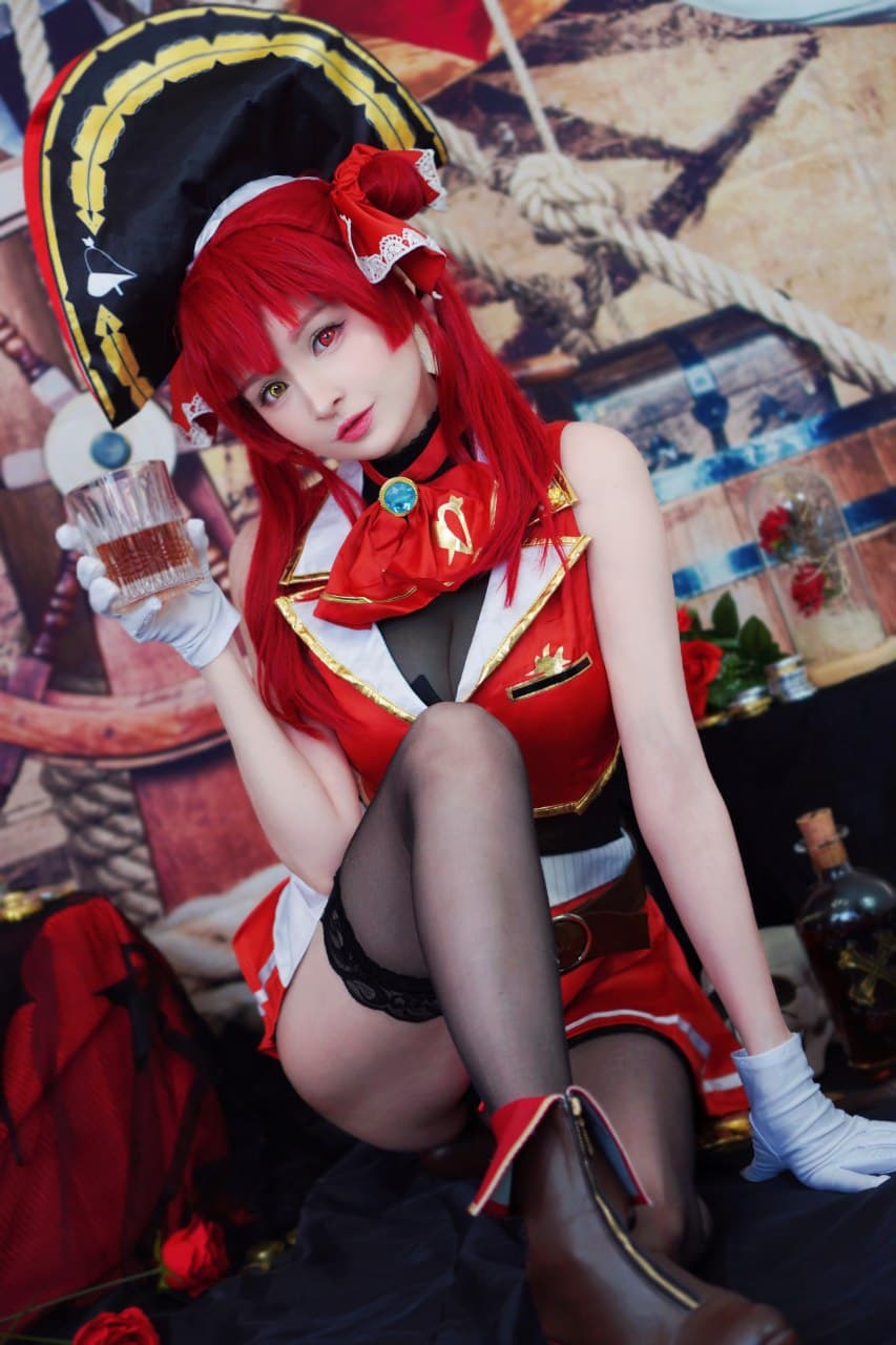Hidori Rose En Cosplay De Houshou Marine+video Desnuda Pack XXX ...