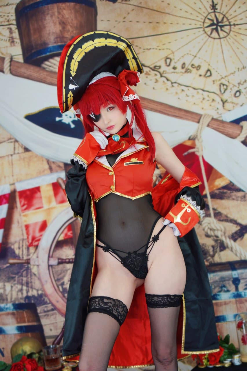 Hidori Rose En Cosplay De Houshou Marine+video Desnuda Pack XXX ...