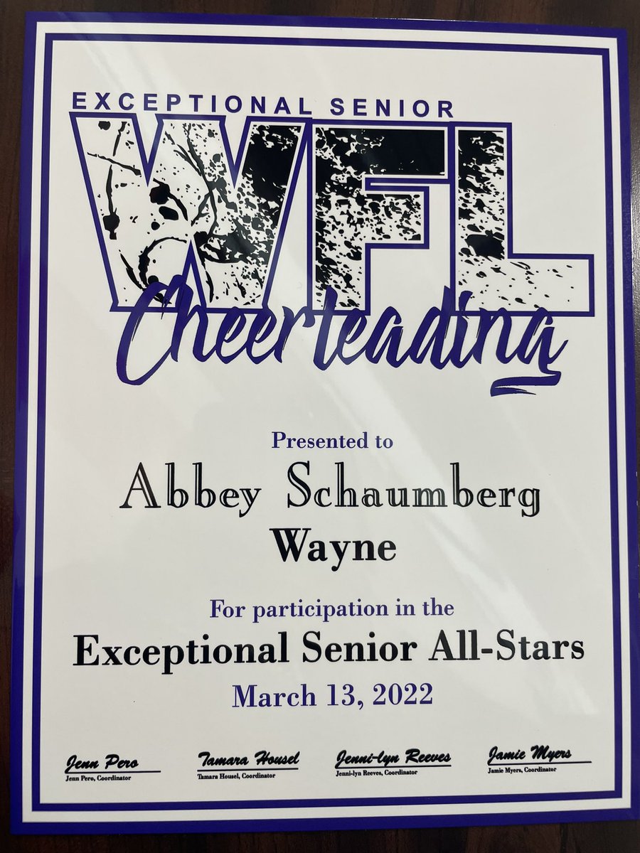 Congratulations Abbey! Finishing your cheer career strong at the Finger Lakes Exceptional Senior basketball and cheer event. <a href="/WCSD_Athletics/">WayneCSD Athletics</a> <a href="/WaynePublicInfo/">Wayne Central School District</a> <a href="/CheerWayne/">WayneEaglesVarsityCheer</a>