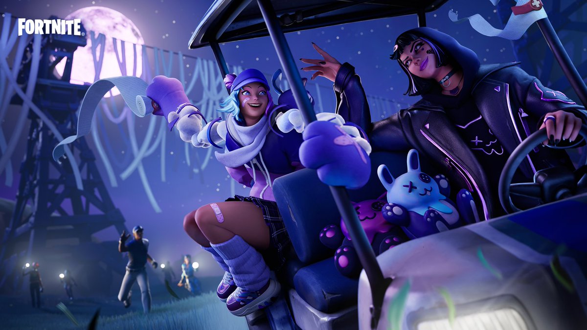 FortniteBR's tweet photo. The Best Friends Bundle and Naomi Osaka Set will leave the Item Shop tonight. #Fortnite https://t.co/rxN8n8XunG