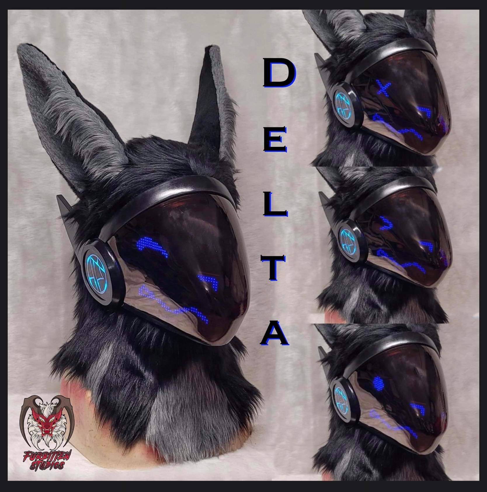 Got my protogen head! Made by Tiko Wolf! ❤️✨ : r/protogen