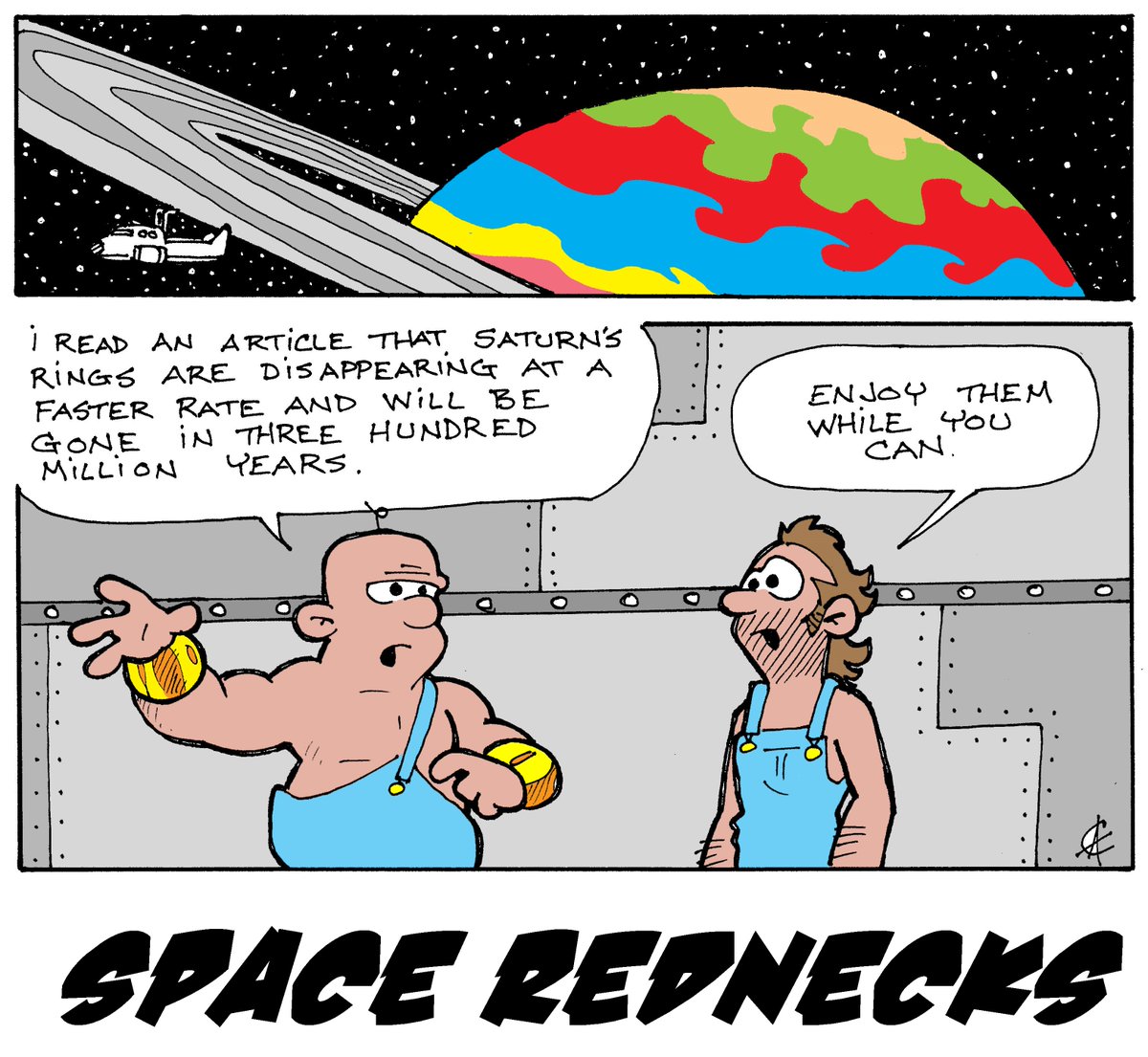 BubbaWorldComix's tweet photo. SPACE REDNECKS .... in color now. #comics https://t.co/jRASkbAMaN