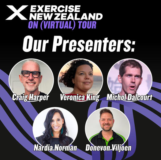 Get this date in the diary - 20 May 2022 - for the Exercise New Zealand vitrual tour! Always a fantastic event, this year will be no different with an impressive line-up of speakers. 👉 exnz-on-virtual-tour.heysummit.com
<a href="/ExerciseNZ/">ExerciseNZ</a> #SkillsActive  #getqualified #exercise #exercisenz