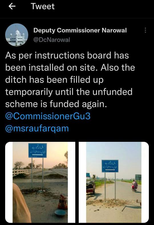 CommissionerGu3's tweet photo. Complaint Resolved.

@CS_Punjab @punjab_dgpr https://t.co/IfTwpqJqlW