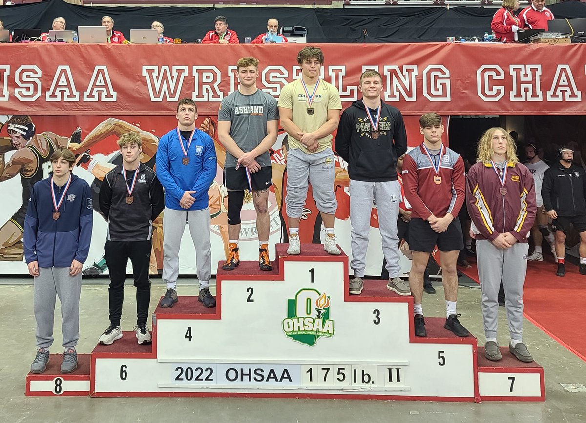 Arrows_Wrestle's tweet photo. We wrap up another great season with 2 All-Ohioans on the podium!!

Brady Welch is your Ohio D2 175lb Runner-up 🥈

Jon Metzger is your 5th place finisher at D2 157lbs. Great Job men! 💪🏼
@iamfruitsnacks @jmetzger023 https://t.co/BRxds9h4JI