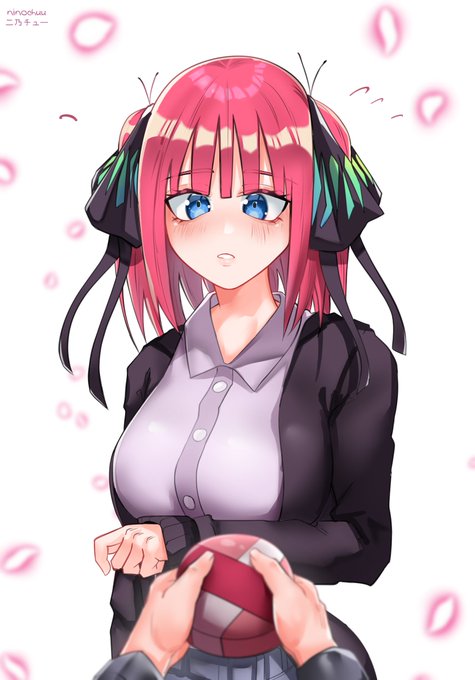 ninoさんがTwitterに投稿した中野二乃(五等分の花嫁)のイラスト。