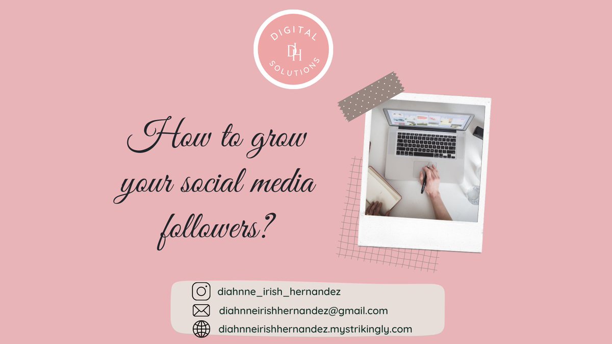DiahnneIrish's tweet photo. To grow🌱 the social media followers📈 you need to create a socially engaging post👍 and hashtag.#️ 

For more information, visit me at: 
@diahnneirishhernandez.mystrikingly.com
@diahnneirishhernandez@gmail.com

#socialmedia101
#trending
#igtips https://t.co/Zn647zz2lq