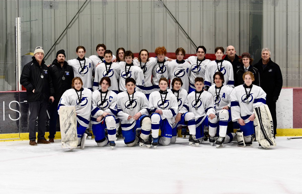 BAAAINTLIGHTNI1's tweet photo. That’s it to the season with a second place finish in Division 2.  Thanks to the coaches, managers, volunteers, sponsors, parents, and especially the fans who gave us that extra boost to take us to silver this year.  Much appreciated.  That’s a wrap from the Twitter guy. https://t.co/8PwyvqQk0l