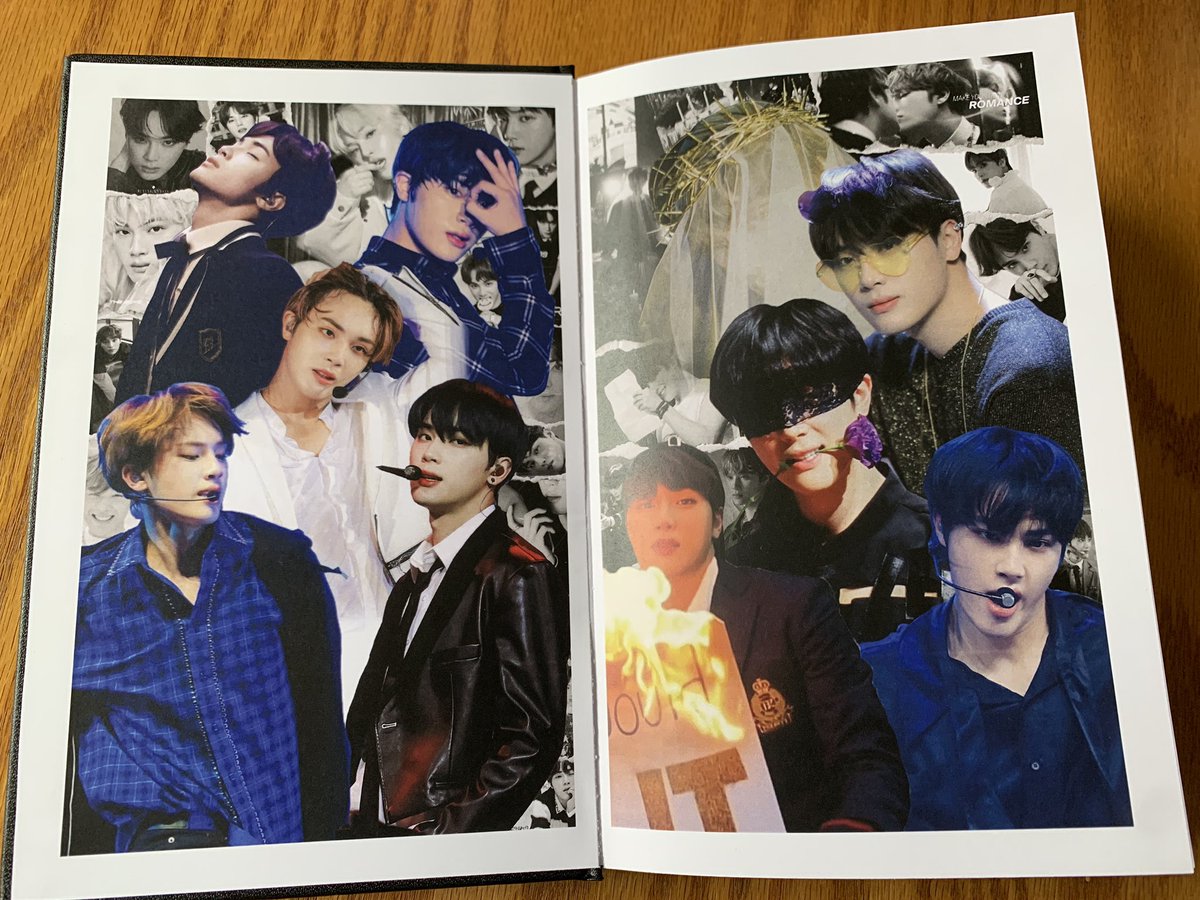 PROJECT_4EVER's tweet photo. Haknyeon’s cover page collage 💙 https://t.co/QFiAixJ3Xw