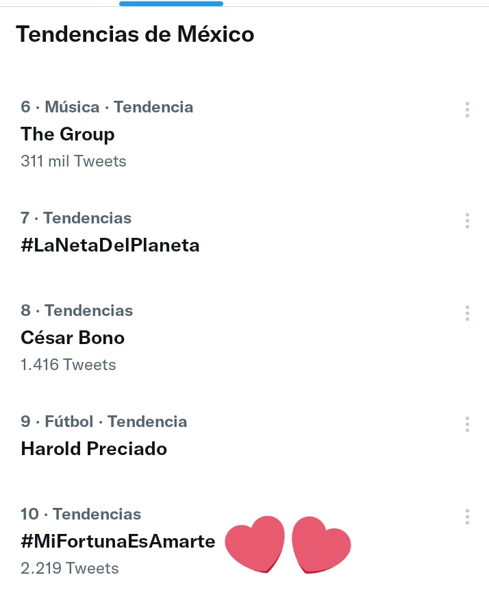 #MiFortunaEsAmarte ya es tendencia felicidades @SusyGonzalezDr @MiFortunaAmarte @NicandroDiaz @davidzepeda1 @Chantalandere @Anaberthaespin