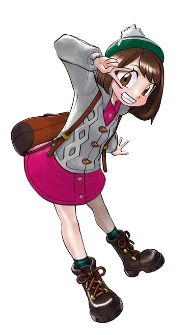 連載第1回の載ったコロコロイチバン!表紙用に描いたかしこまりっしーちゃんと、ポケスぺ剣盾1巻のかしこまりっしーちゃん。やっぱり連載前はなんか硬いですね。てなわけでしーちゃんおたおめ! 