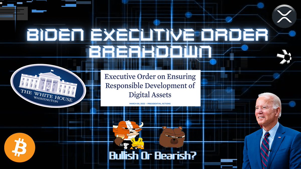 Tokenicer's tweet photo. ๐จ Biden Executive Order on #Crypto video OUT NOW
This EO went better than many hoped
-US to continue as innovation leader โ
-Reduce scams & risks in the market โ
-CBDC talks โ
-ESG benefits โ
-Blockchain & DLT utility โ
$BTC $XRP $QNT $DAG
https://t.co/dOKkQ1JZ3y https://t.co/YSE7gMHyrh