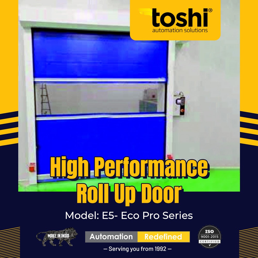 toshiautomation's tweet photo. Toshi Automation Solutions presents a High Speed & High Performance #Door, Supreme E5-Eco Pro Series with Modular Interchangeable Curtain with wind Stiffeners, equipped with Safety #Sensors and Standard Open–Stop– Close Controller. For details » https://t.co/kmuV65vmwG #autodoor https://t.co/6XwBY3M5Zv