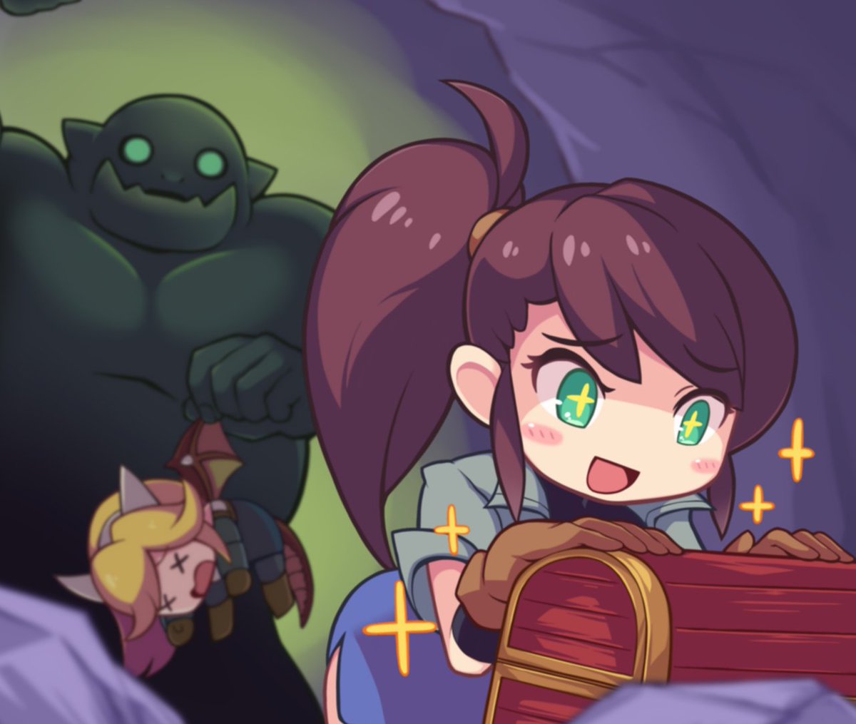 @ZephyrStudioJP 様制作の #モン娘ぐらでぃえーた にて「洞窟探検」「マッサージ」の2枚を描かせていただきました!

公式サイト:https://t.co/5iew3hcgsD 