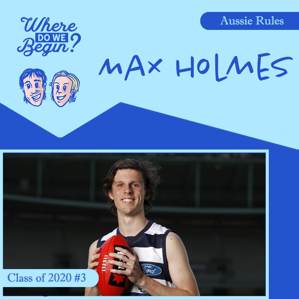 PODCAST! Max Holmes is back for his third (and final????) Class of 2020 chat!

wheredowebegin.com.au for the ep❤️

🔵⚪🔵⚪🔵⚪🔵

#geelong #geelongcats #geelongstrong #aussierules #afl #afldraft #classof2020