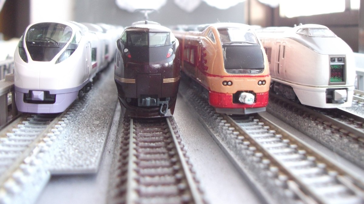 E657系・E655系・E653系・651系、あの時の並びを再現！ ＃Bトレ #Bトレ