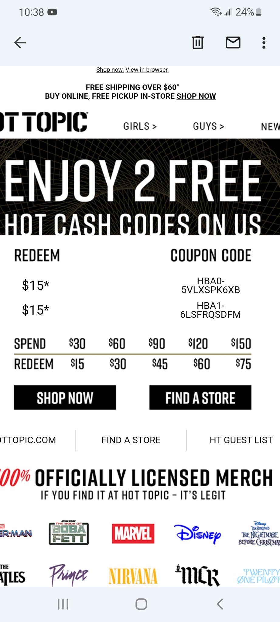 DisTrackers on Twitter "Here are some BoxLunch Money and Hot Cash