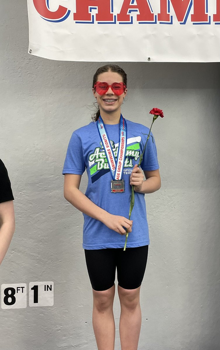 AcademyBullets's tweet photo. We feel 😍about Joey Dumm’s 13-14 500 free 🥈#AGState https://t.co/yfr55xXlnP