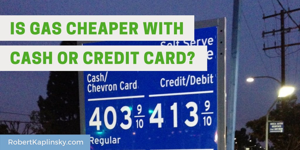 robertkaplinsky's tweet image. Is gas cheaper when paying with cash or with a credit card? Students will use percentage discount to figure it out. Lesson: bit.ly/WEydVa #MTBoS #iteachmath