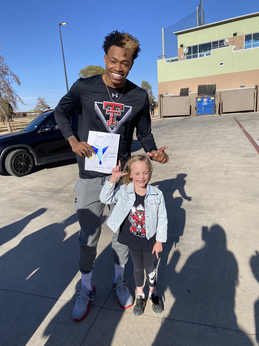 Kyle Johnson (@txtechkj) on Twitter photo Thanks for making this little Red Raider’s day! <a href="/adonis_arms_25/">Adonis Arms</a> 
Wreck ‘em! Thanks for making this little Red Raider’s day! <a href="/adonis_arms_25/">Adonis Arms</a> 
Wreck ‘em!